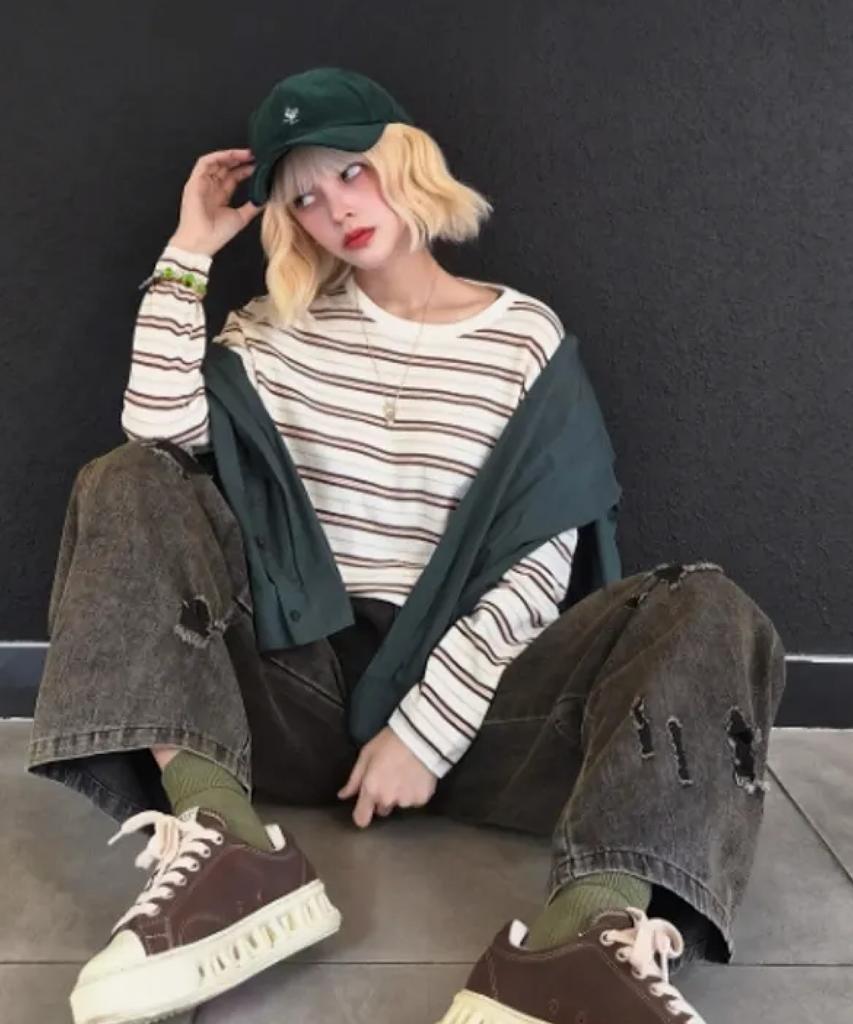 MIXXO Stripe Pullover_Miwkag412T
