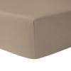 Fitted Sheet - HOMEROKK - MATIC - 140 X 200 Cm - Taupe/Beige - 100% Cotton (hat 25 Cm)