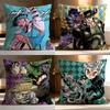Hot J-Jjojo'S Bizarre Adventure Cushion Cover Soft Washable Pillow Case Multi-Scene For Couch Bed Travel Office Use