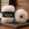 Comfortable Thread Cotton Blended Alpaca Mohair Yarn Long Haired Handmade Knitting Yarn Soft Fluffy Crochet Yarn Diy Handicrafts