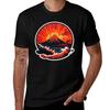 Volcano Eruption and Ocean In Hawaii TShirt Plus Size Loose Short Sleeve Top
