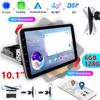 1 Din Car Radio Multimedia Video Player for Universal 10.1 Inch 360 Rotatable Adjustable Screen Carplay Auto GPS 4G 8CORE QLED