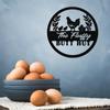 Chicken Coop Sign Rustic Farmhouse Sign Hen House Sign Metal Yard Art Decor For Home Farm Chicken Coop Farmhouse Kitchen Garden