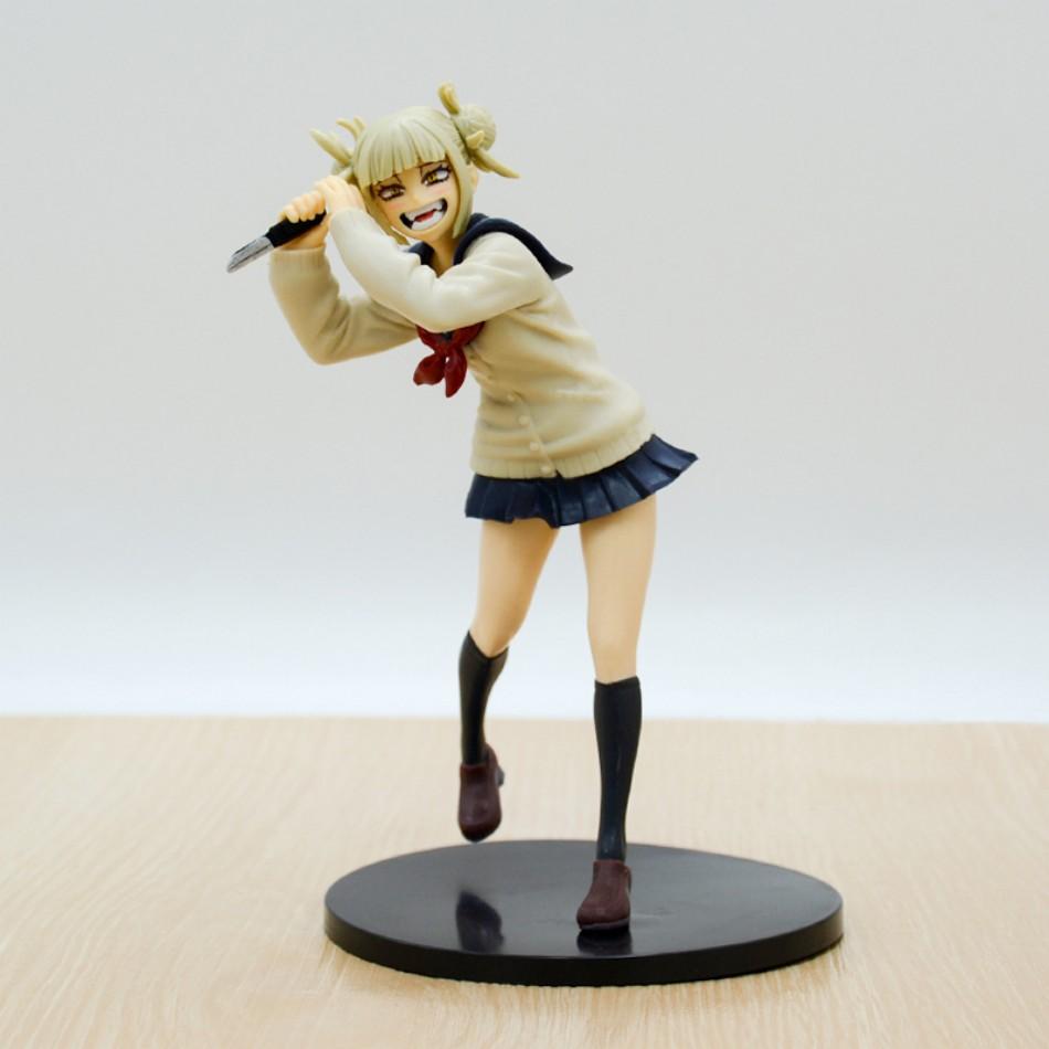 ! Anime My Hero Academy Anime Figure Toga Himiko Beautiful Uniform Action Figures Pvc Model Toy Adult Collection Statue Fans