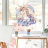 Cartoon Unicorn Rainbow Wall Background Beautification Decoration Wall Stickers