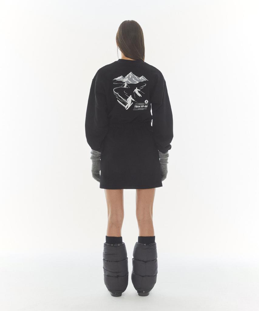 Rest And Recreation Jersey Mini Dress - Black