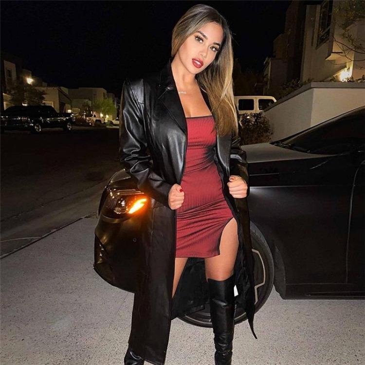 Summer Women Spaghetti Strap Mini Bodycon Dress Slash Neck Split Hip Party Short Ladies