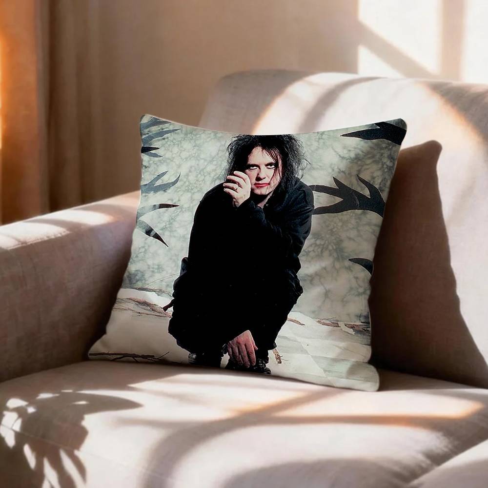 COOL The Cure RRobert SSmith  Pillow Case Pattern Printed Pillowcase For Living Room Sofa Cushion Cover