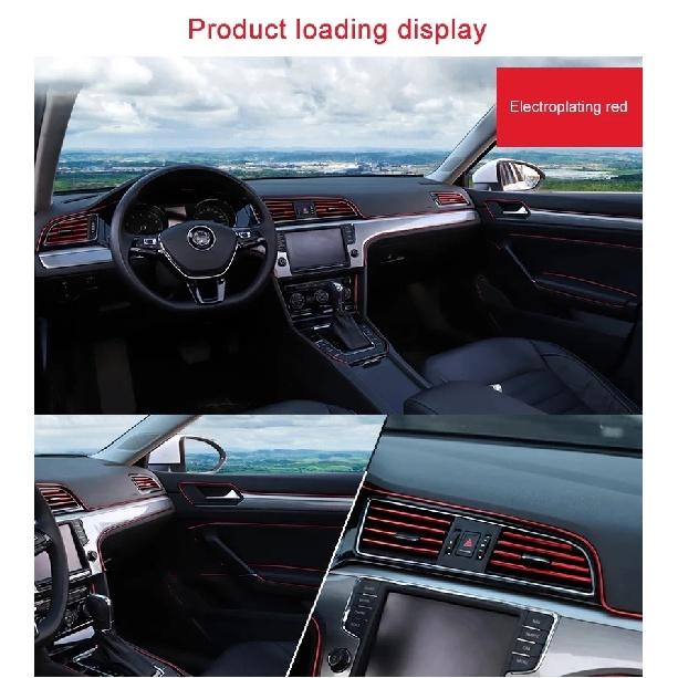 New 1M Interior Moulding Car Styling Universal DIY Decoration Flexible Strips Trim Strips Trim Dashboard Door Car-styling