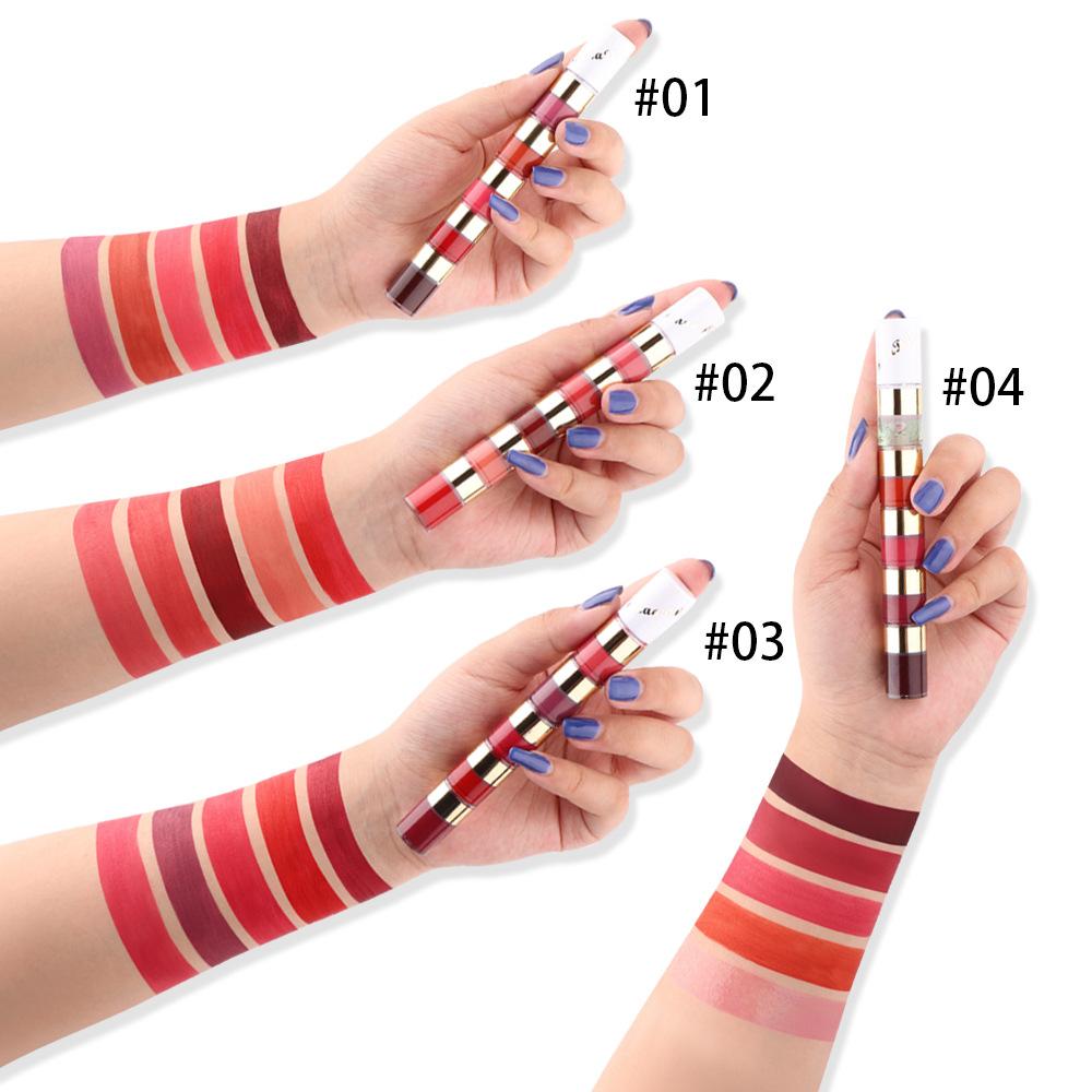 Błyszczyk CmaaDu 5 Color Last można łatwo pokolorować za pomocą miseczek