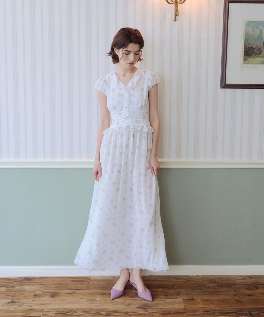 Aiseugadeuneiogongpal Jacaranda Print Dress