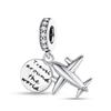 Love Tower Bees Cross Butterfly Pendant Bead Component Family Bead Components Compatible With Authentic Original Charm Bead Component Bracelet High