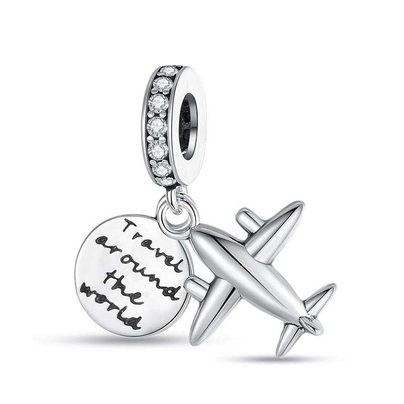 Love Tower Bees Cross Butterfly Pendant Bead Component Family Bead Components Compatible With Authentic Original Charm Bead Component Bracelet High