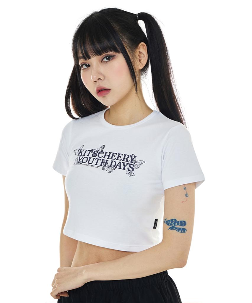 Kichieoli Youth Day Crop Tee (White)
