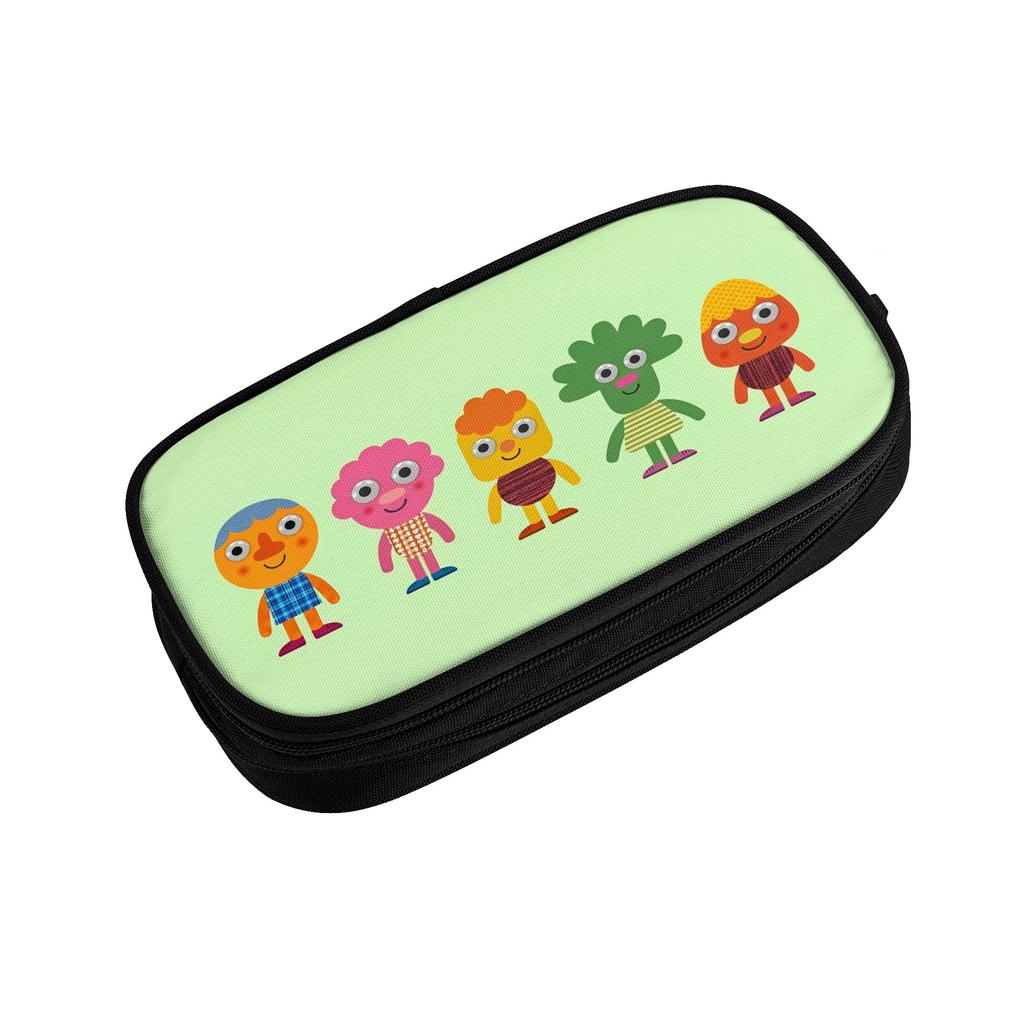 Noodle & Pals Micro Super Simple Pencil Case Double Layer Large Capacity Office Accessories Pencil Bag Birthday Gift