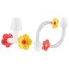 6Pieces Hummingbird Feeders Spouts ABS Leakproof Easy Use Flower Tips for Garden Yard Feeders Replacement Part Accessory