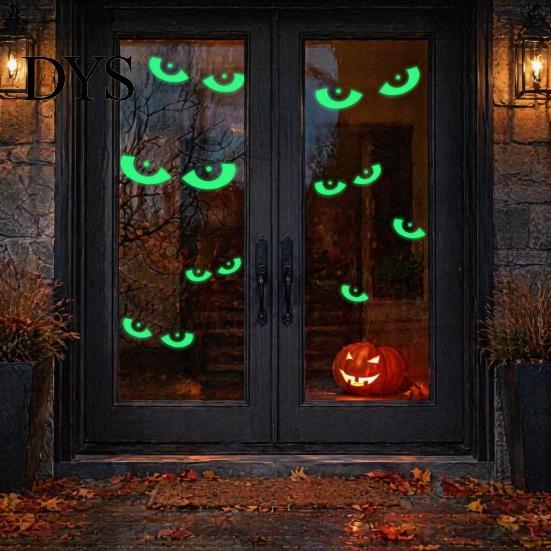 Luminous Bat Decorations for Home Halloween Glow in The Dark Wall Stickers, Ghost Hand And Party Background Supplies Decals, Horror Theme Removable