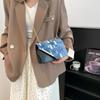 Trendy Denim Crossbody Bags for Women Shoulder Bag Fashion Versatile Chain Purse and Handbags Small Square Bag Designer Bag Sac