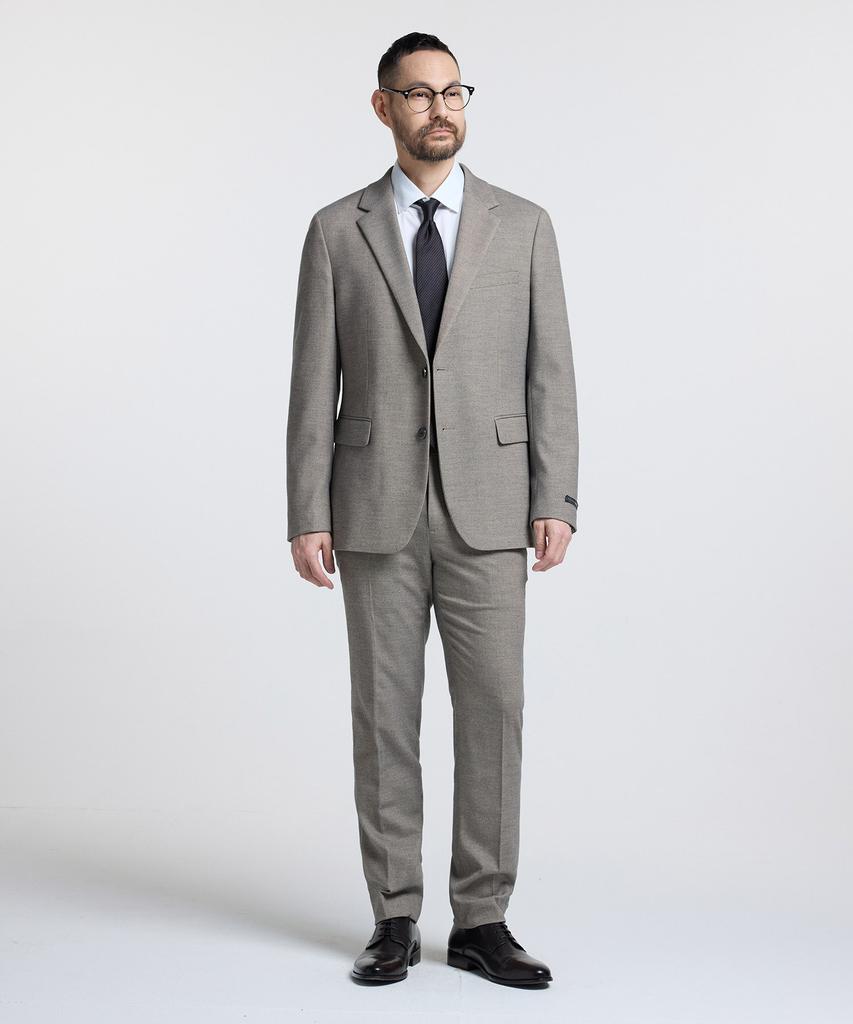 Stco Diems Soft Touch Melange Twill Jacket_Beige (Classic Fit)