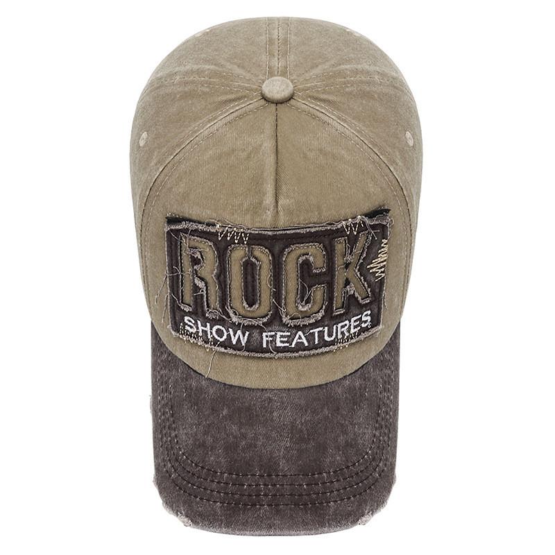 Vintage Cotton Baseball Cap With Embroidered Letters For Casual Spring And Summer Wear