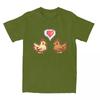 Mens T-Shirt Stardew Valley Chicken Love T-Shirts Hip Hop Custom Printed Graphic Beach Tees Vintage Cotton Tops Plus