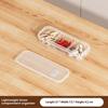 Refrigerator Storage Box Packed Meal Crisper Food Grade Plastic Sealed Food Frozen Meat 2/3-Compartment Refrigerated Storage