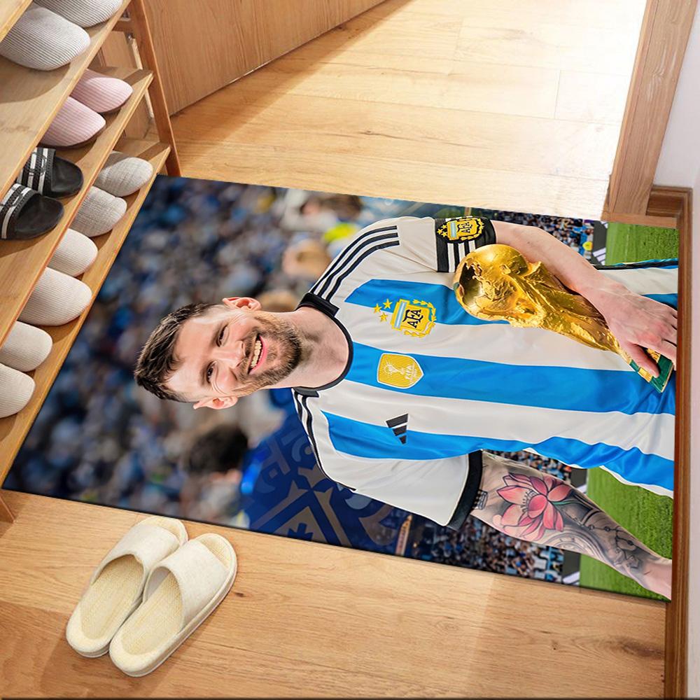 Messi 68 Area Rug Suitable for Dormitory Kitchen Decorate Room Dining Room Antislip Carpet Office Home Decor