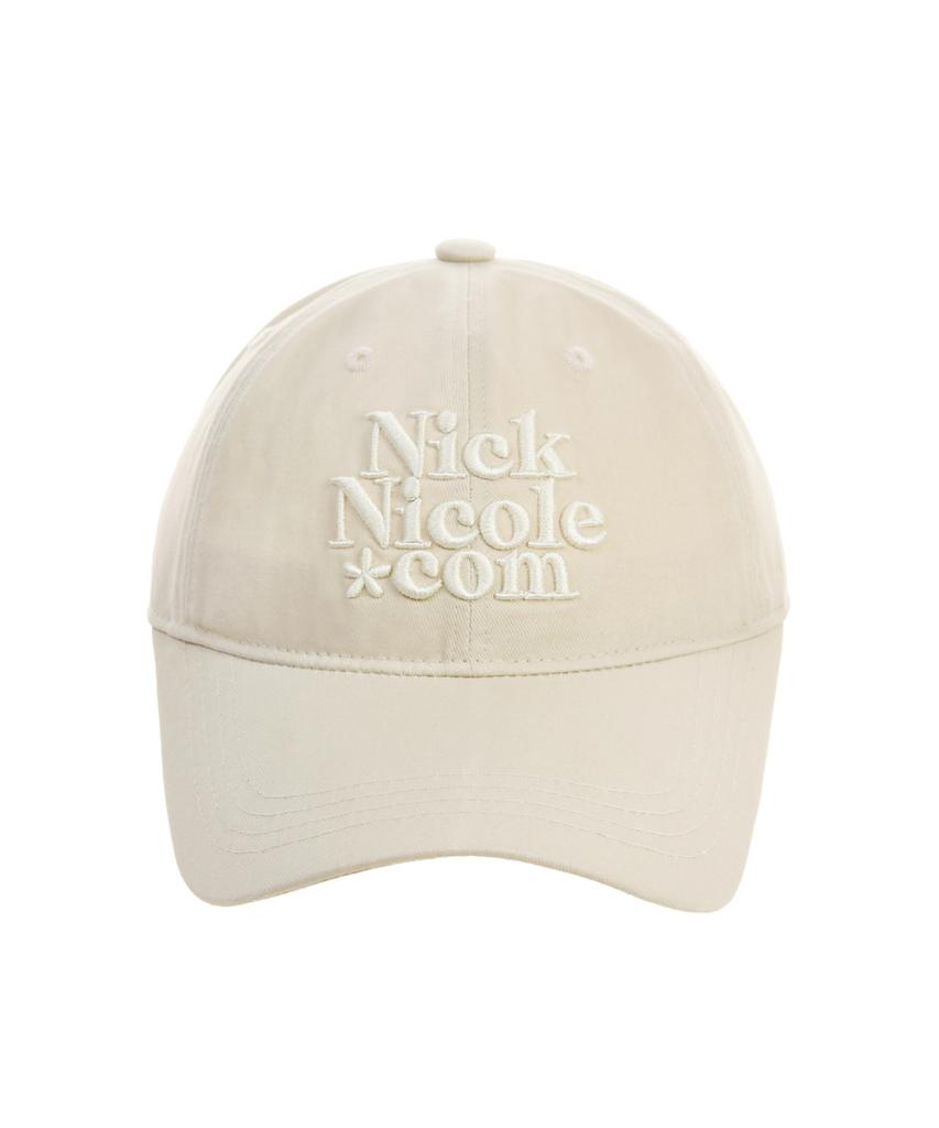Nigaennikol Nn Dotcom Signature Ball Cap_Vintage Beige
