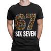 Six Seven Italian Brainrot TShirts for Men  Leisure Cotton Tee Shirt Crewneck Short Sleeve T Shirt Plus Size Clothes