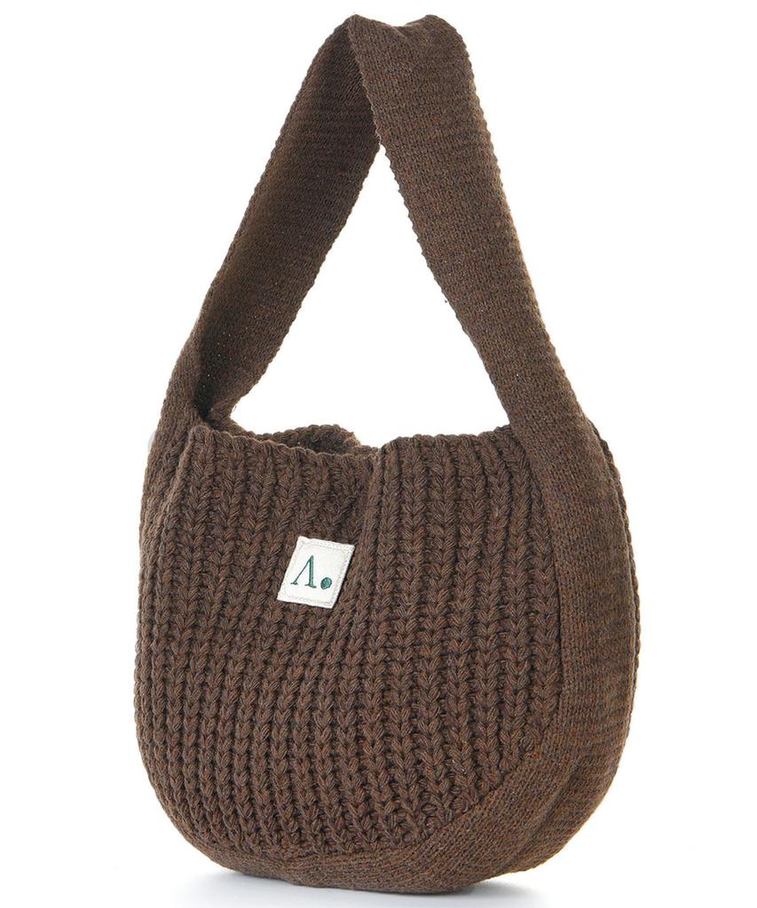 The-Abon Chris Knit Hobo Bag Camel