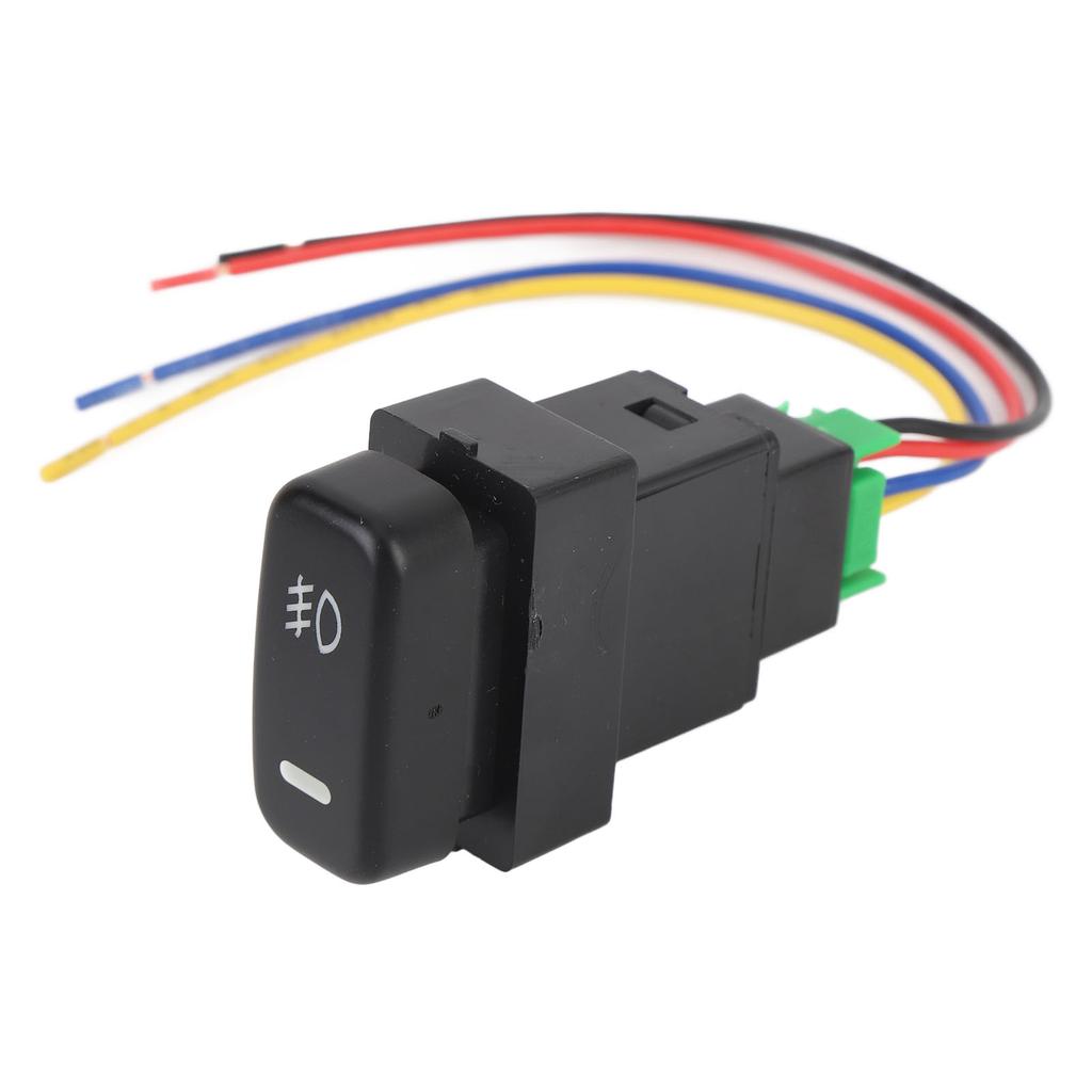 Sis Lambası DRL LED Işık Barı için LED Arka Gösterge Işıklı 4 Kutuplu 12V Basmalı Düğme Anahtarı