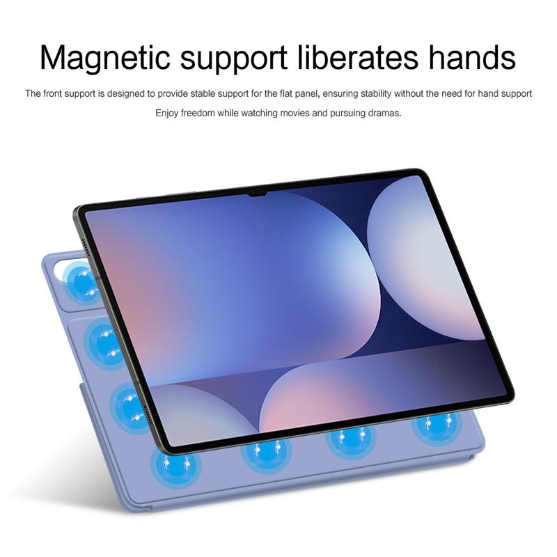 For Samsung Galaxy Tab S11 S10 Lite S9 S8 S7 FE Plus 12.4 11 Magnetic Case for Tab S10 S9 S8 Ultra 14.6 Inch Pencil Holder Cover