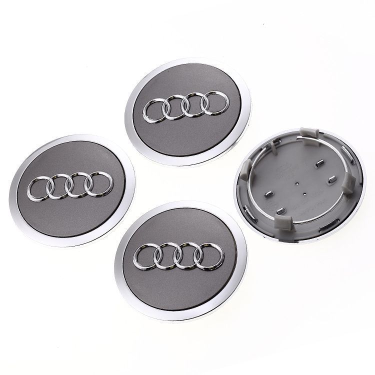 For Audi 8V4PCS Automotive Wheel Hub Center Cover Badge Modification Accessories Suitable for Audi S4 S6 A1 A2 Q2 Q3 TT A3 A4 A5 A6 A7 A8
