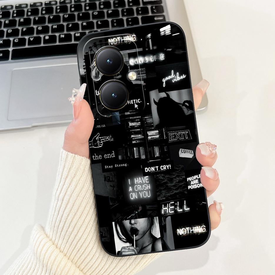 For Xiaomi Redmi 13C 5G Case Luxury Flowers Cartoon Cover Soft TPU Matte Phone Case For Xiaomi Redmi 13R Redmi13C 5G Fundas Bags