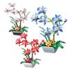Creative Bouquet Orchid Flowers Building Blocks City Romantic Home Decoration Diy Friends Bricks Toys For Children Girls Gifts