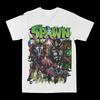Rock Peng Ge Hip Hop Short Sleeve Casual Retro Loose Top Spawn Graphic T-Shirt Peripheral Printed Cotton T-Shirt Unisex