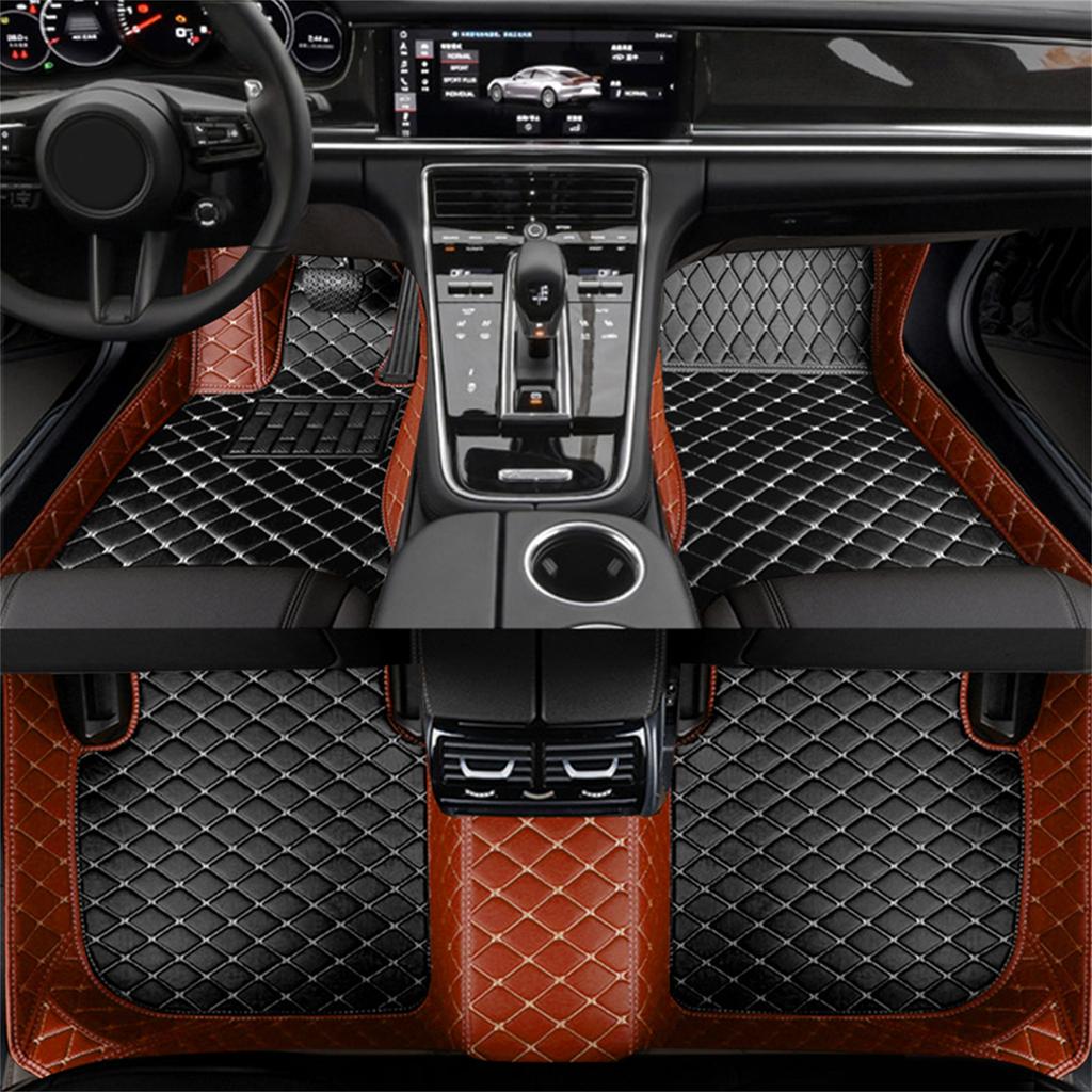 Artificial Leather Custom Car Floor Mats for BMW E61 5 Series Touring 2004-2010 Year Interior Details Car Accessories