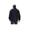 Anta Life Series Fleece-Lined Jacket With Back Letter Print And Zippered Stand Collar Men Jacket Black 952238611-2