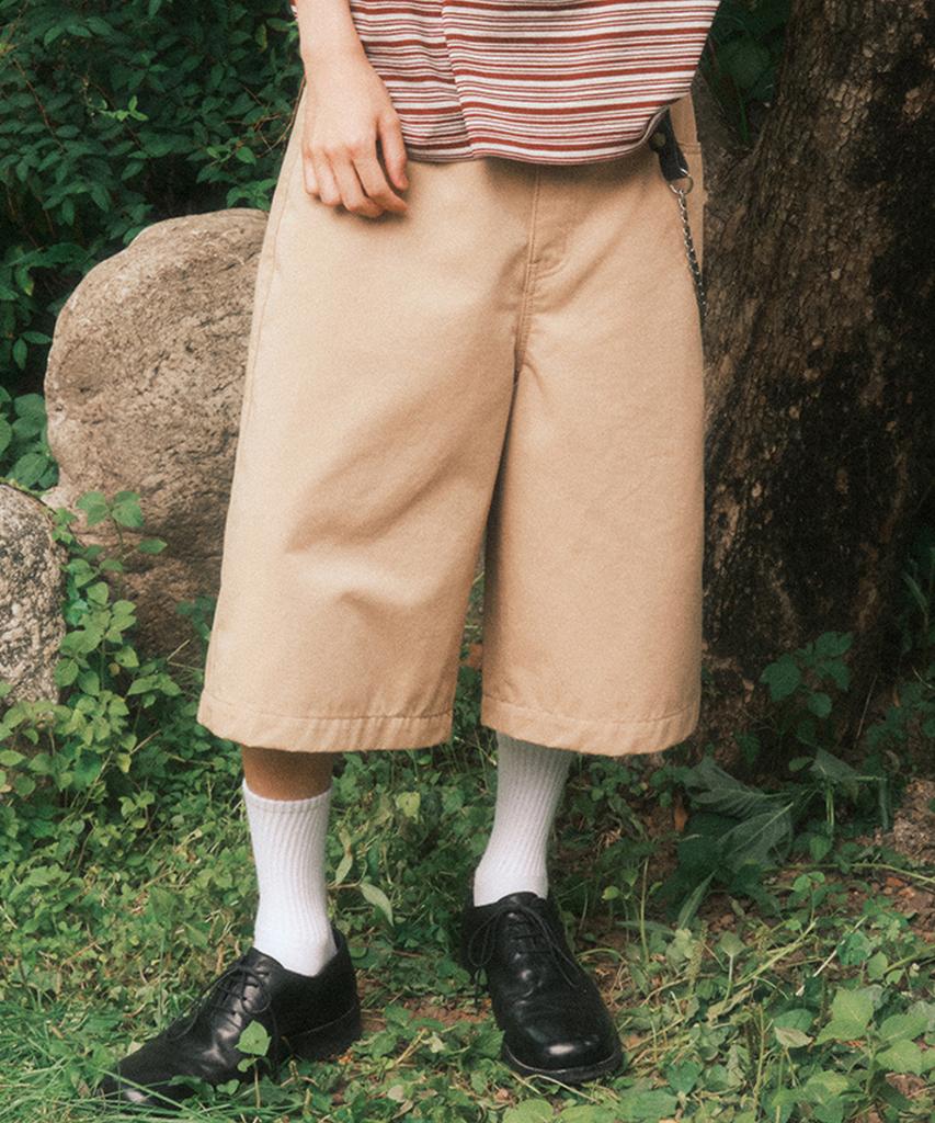 BIG UNION Bermuda Chino Shorts (Beige)