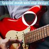 16 Pcs Guitar Pick Grips Reusable Self-adhesive Rubber Hand Grips Anti-slip Guitar Pick Stickers for Sweaty Hands Live Performances Beginners