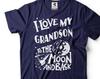 I Love My Grandson T-Shirt - Gift for Grandpa/Grandma