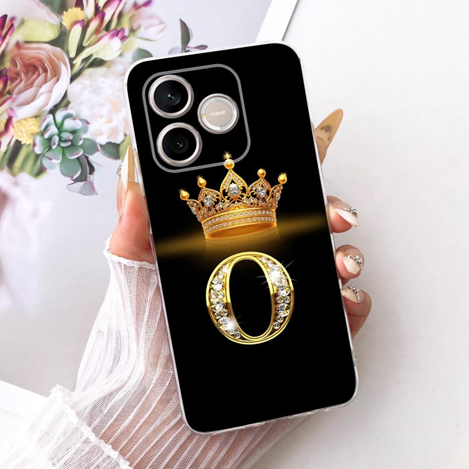 For Honor 600 Lite Honor600 2026 Fashion Crown Letter Phone Case For Honor 600 600Lite 5G Soft Silicone TPU Cases