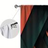 2pcs Geometric Pattern Printed Curtain for Home Decor - Rod Pocket Window Treatment for Bedroom, Office, Kitchen, Living Room
