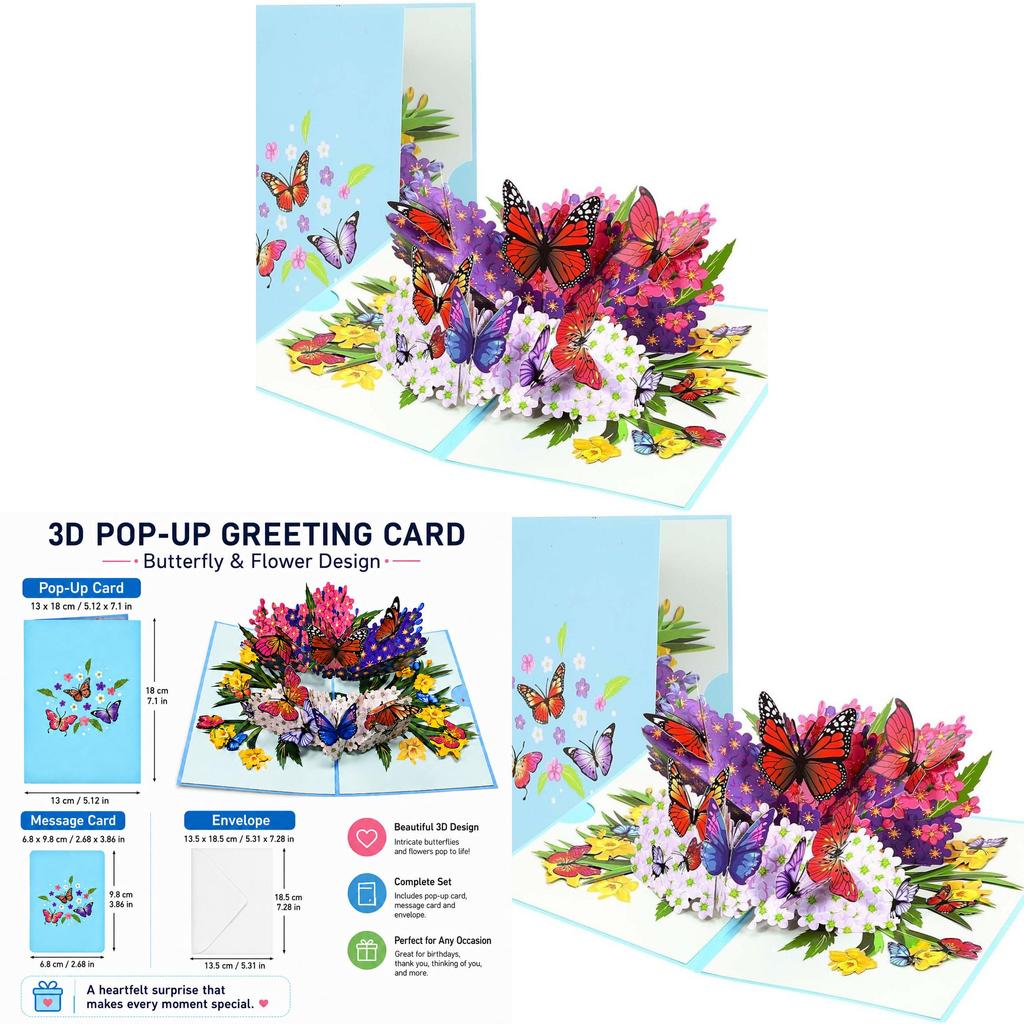 Mothers Day 3d Laser Cut Greeting Card With Elegant Design For Expressing Thanks