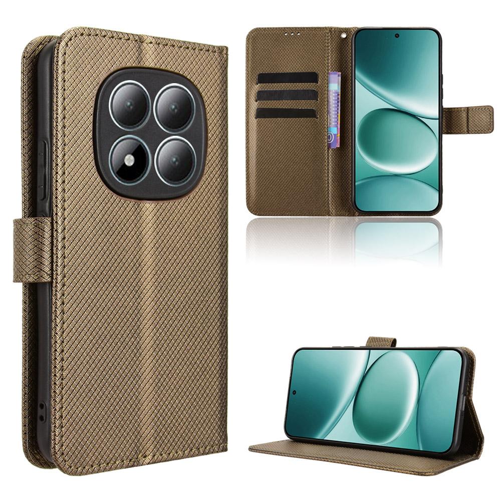 Flip Cover Compatible for Xiaomi Redmi Note 15 Pro+ Plus 5G PU Leather Phone Case Full-Body Protection with [RFID Blocking]