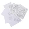 MégaCréa DIY - Coloring Greeting Cards 16 X 10.5 Cm 4 Pieces
