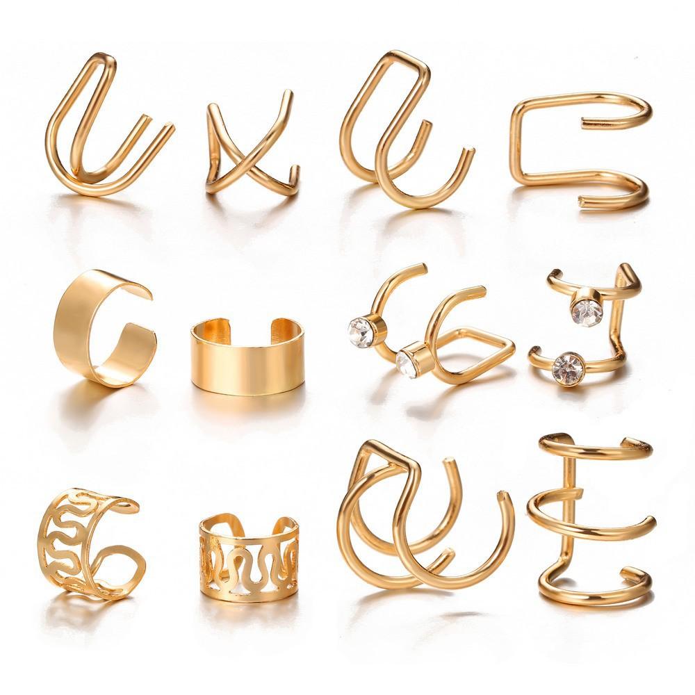 68 Pcs Boho Chic Jewelry Set Vintage Heart Pearl Zircon Butterfly Pendant Earrings Ring Necklace For Women Daily Wear Gifts