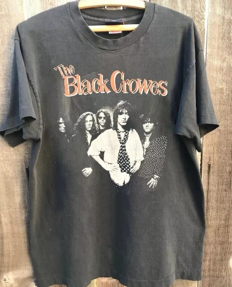 The Black Crowes marškinėliai, The Black Crowes grupės anglies spalvos T-shirt Unisex S-5XL Unisex T-Shirt