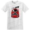 Red Sports Car Engine Graphic T Shirt Retro Auto Racing Enthusiast Tee