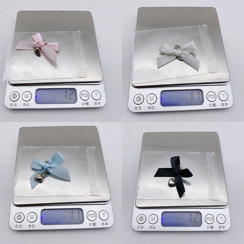 Set of 4 Delicate Shoe Pendant Stylish Bowknot Pendant Fashion Key Adornment Unique Bag Pendant Suitable for Shoe Bag